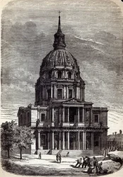 Kirche der Invaliden, die das Grab Napoleons enthält, Paris